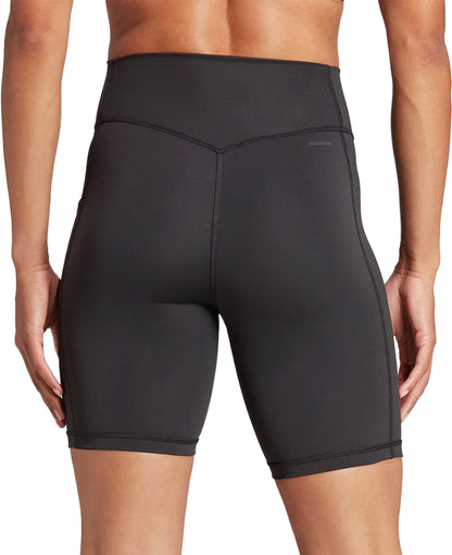 adidas Optime 7 Inch Womens Short Training Tights - Black