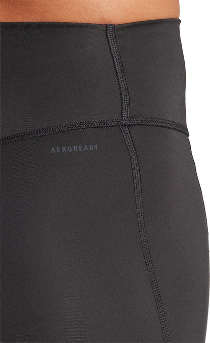 adidas Optime 7 Inch Womens Short Training Tights - Black