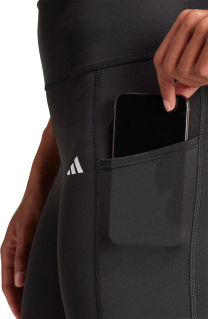adidas Optime 7 Inch Womens Short Training Tights - Black