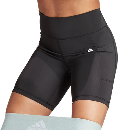 adidas Optime 7 Inch Womens Short Training Tights - Black