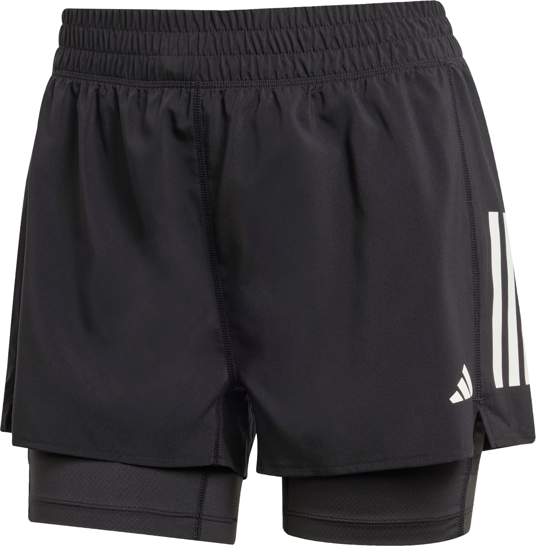 adidas Own The Run ClimaCool 2 In 1 Womens Running Shorts Black Start Fitness