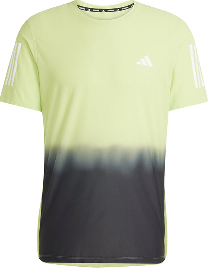 adidas Own The Run ClimaCool Short Sleeve Mens Running Top - Green