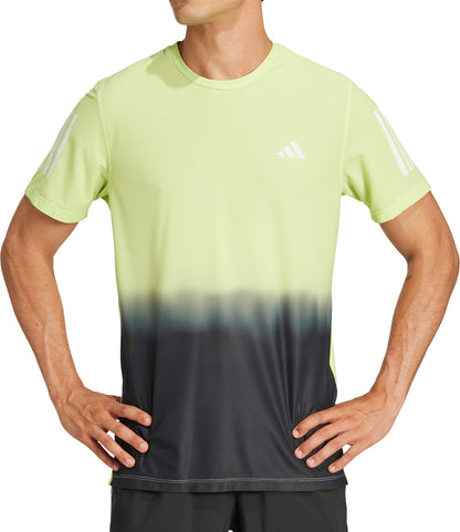 adidas Own The Run ClimaCool Short Sleeve Mens Running Top - Green