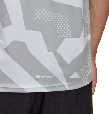 adidas Own The Run Short Sleeve Mens Running Top - Grey
