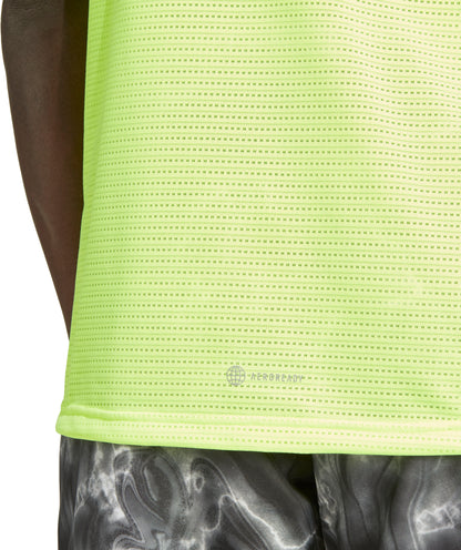 adidas Own The Run Short Sleeve Mens Running Top - Green