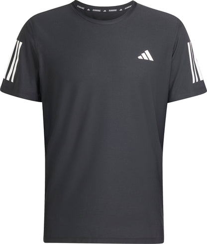 adidas Own The Run Short Sleeve Mens Running Top - Black