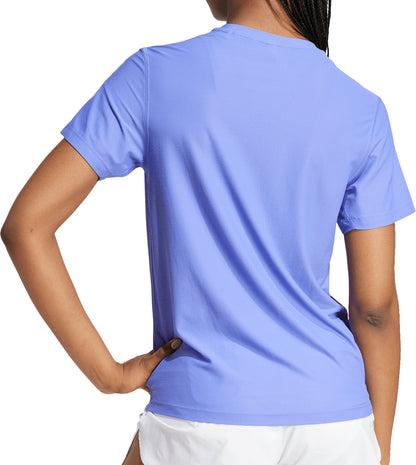 adidas Own The Run Short Sleeve Womens Running Top - Blue