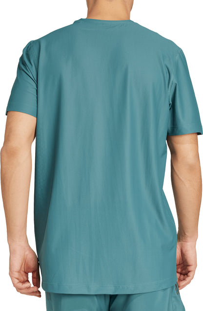 adidas Own The Run Short Sleeve Mens Running Top - Green