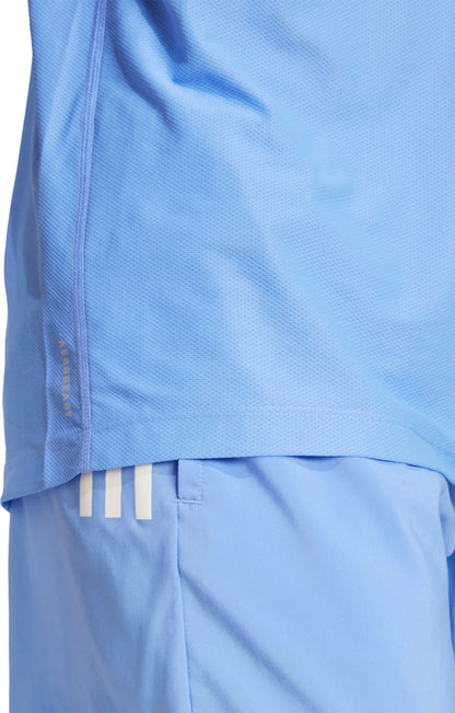 adidas Own The Run Short Sleeve Mens Running Top - Blue