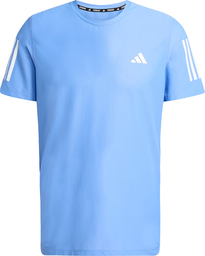 adidas Own The Run Short Sleeve Mens Running Top - Blue