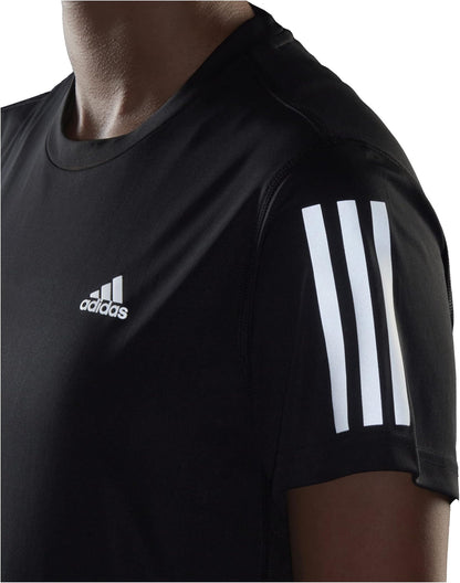 adidas Own The Run Short Sleeve Womens Running Top - Black