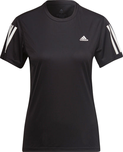 adidas Own The Run Short Sleeve Womens Running Top - Black