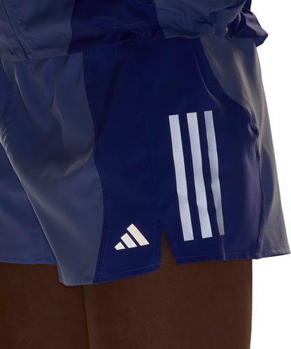 adidas Own The Run 4 Inch Womens Running Shorts - Blue