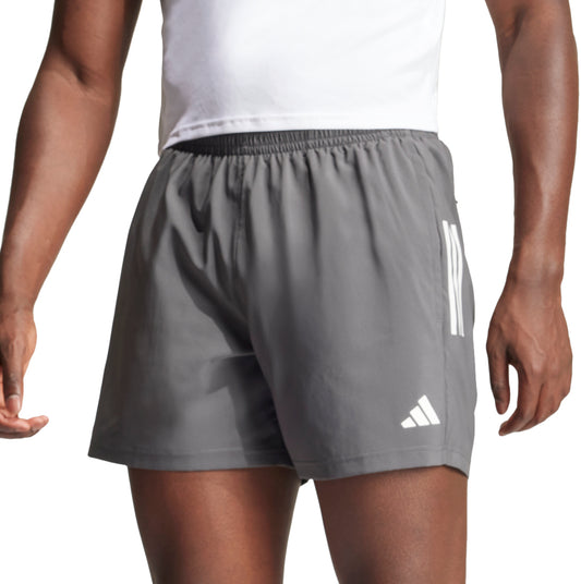 adidas Own The Run 5 Inch Mens Running Shorts - Grey