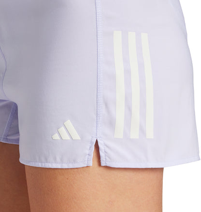 adidas Own The Run 3 Inch Womens Running Shorts - Purple
