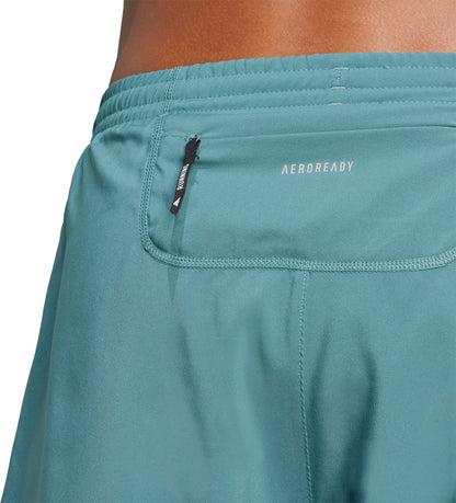 adidas Own The Run 7 Inch Mens Running Shorts - Green