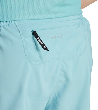 adidas Own The Run 5 Inch Mens Running Shorts - Green