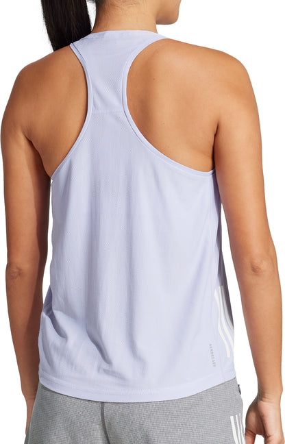 adidas Own The Run Womens Running Vest Tank Top - Purple