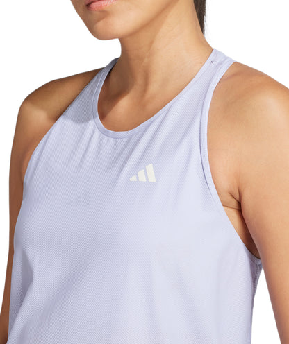 adidas Own The Run Womens Running Vest Tank Top - Purple