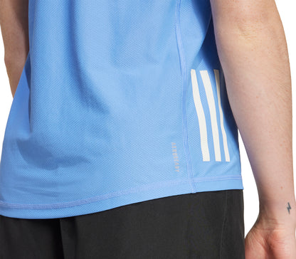 adidas Own The Run Womens Running Vest Tank Top - Blue