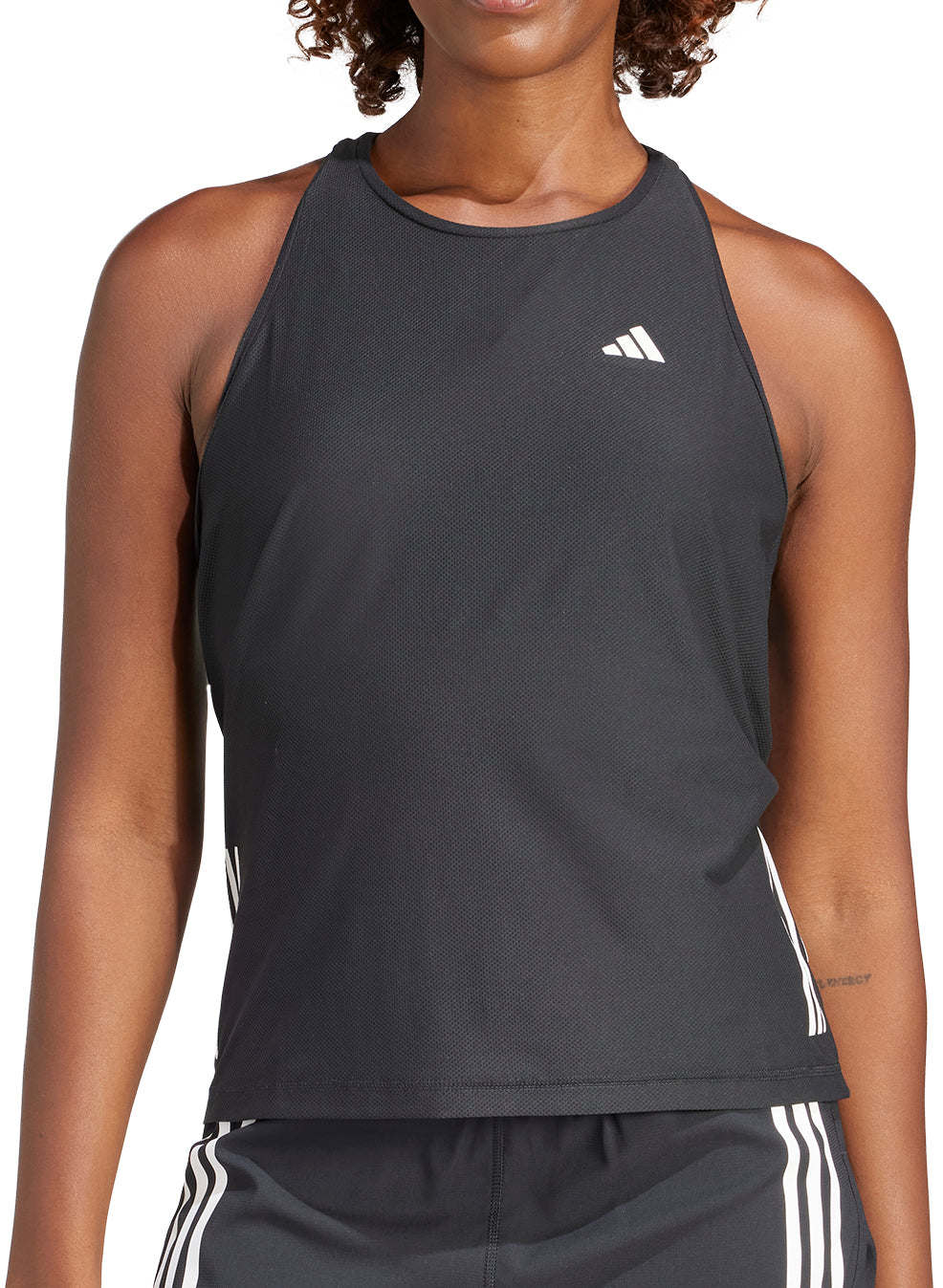 adidas Own The Run Womens Running Vest Tank Top Black – Start