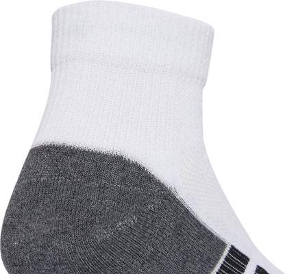 adidas Performance ClimaCool (3 Pack) Cushioned Quarter Socks - White
