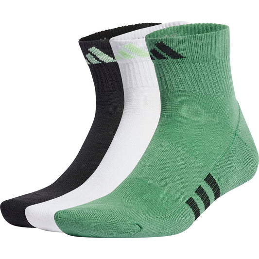 adidas Performance Cushioned (3 Pack) Mid Cut Socks - Multi