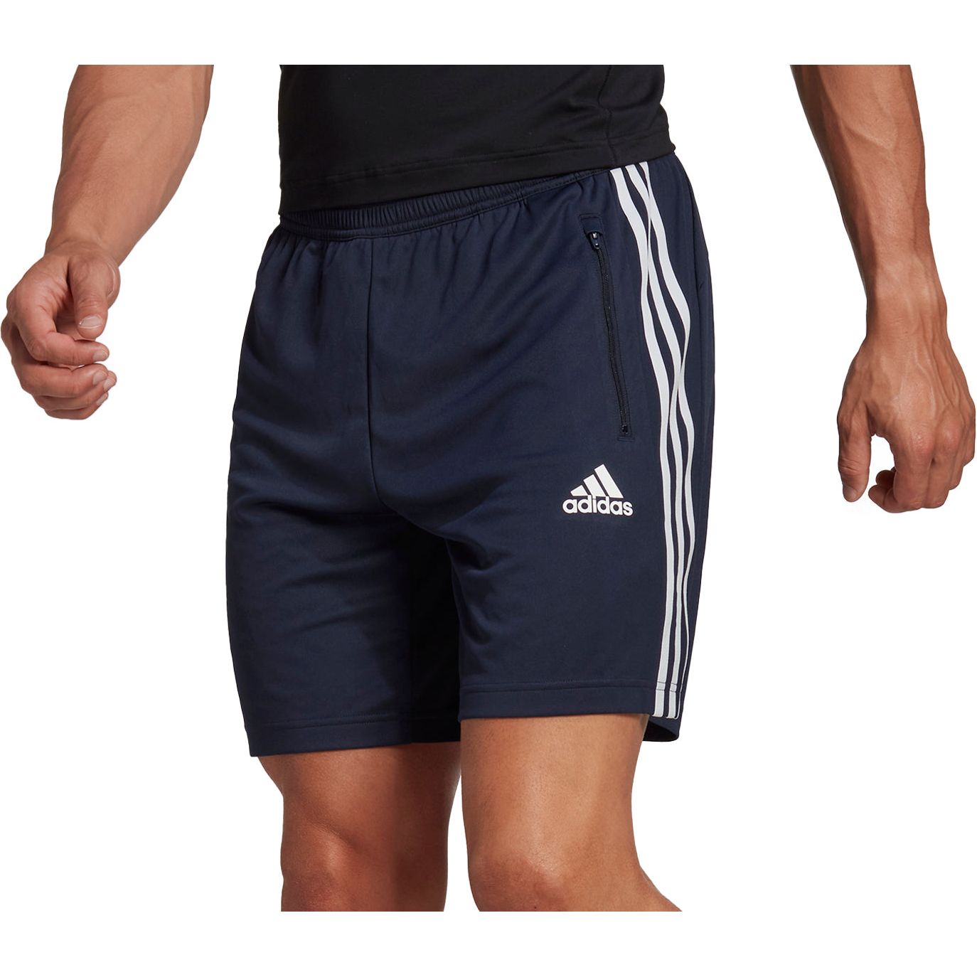 adidas Designed 2 Move 3 Stripes Mens Training Shorts - Navy – Start ...