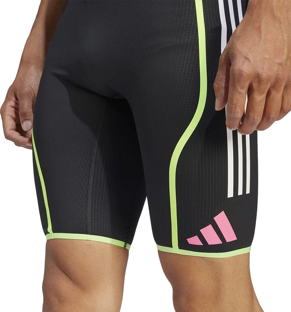adidas Adizero Promo Mens Short Running Tights - Black – Start Fitness