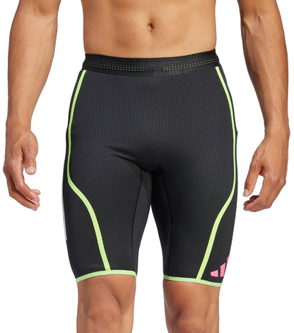 adidas Adizero Promo Mens Short Running Tights - Black
