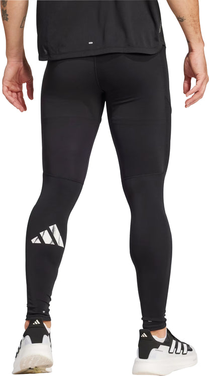 adidas Run It Mens Long Running Tights - Black