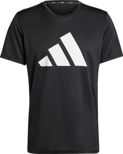 adidas Run It Short Sleeve Mens Running Top - Black