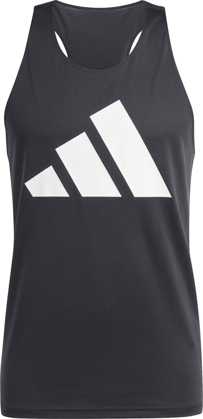 adidas Run It Mens Running Vest - Black