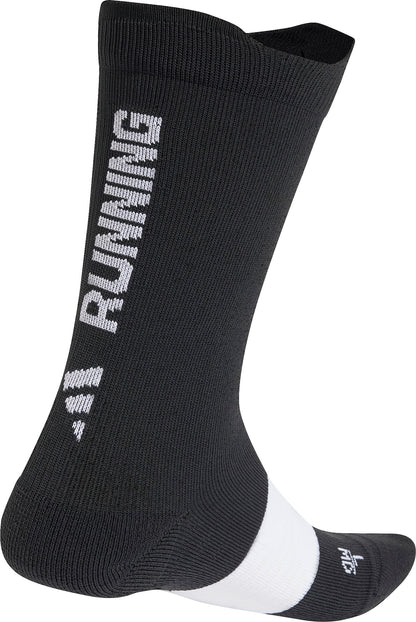 adidas Run X Graphic Running Socks - Black