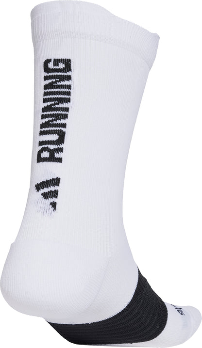 adidas Run X Graphic Running Socks - White