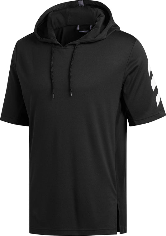 adidas SPT Short Sleeve Mens Hoody - Black