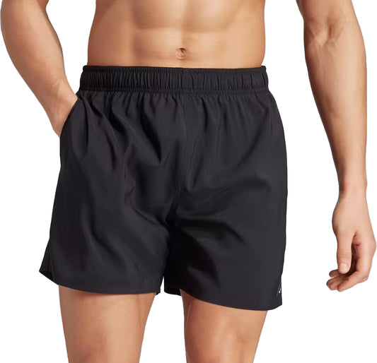 adidas Solid CLX Mens Swim Shorts - Black