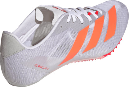 adidas Sprintstar Running Spikes - White