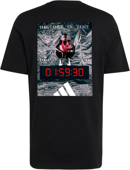 adidas Sub-2 Marathon Celebration Short Sleeve Mens Top - Black