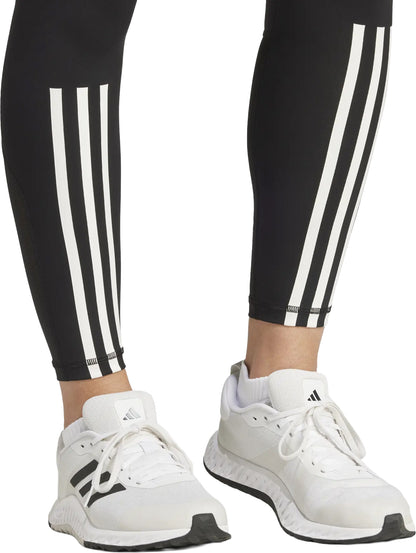 adidas Tech-Fit 3 Stripes Womens 7/8 Training Tights - Black