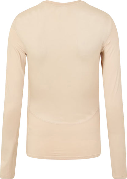 adidas Tech-Fit AeroReady Long Sleeve Mens Training Top - Beige