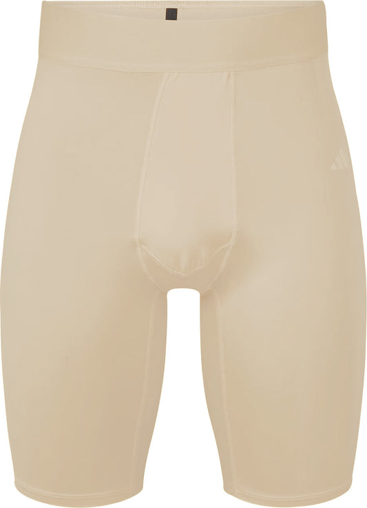 adidas Tech-Fit AeroReady Mens Short Training Tights - Beige