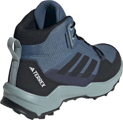 adidas Terrex AX4R Mid RAIN.RDY Junior Walking Boots - Blue