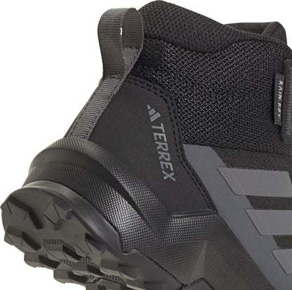 adidas Terrex AX4R Mid RAIN.RDY Junior Walking Boots - Black