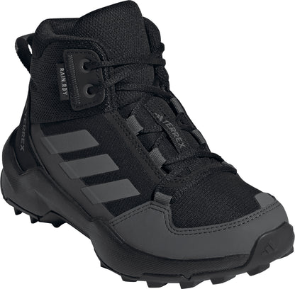 adidas Terrex AX4R Mid RAIN.RDY Junior Walking Boots - Black