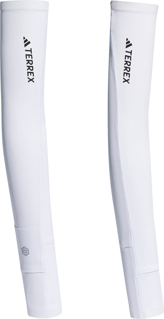 adidas Terrex AeroReady Trail Running Arm Sleeves - White