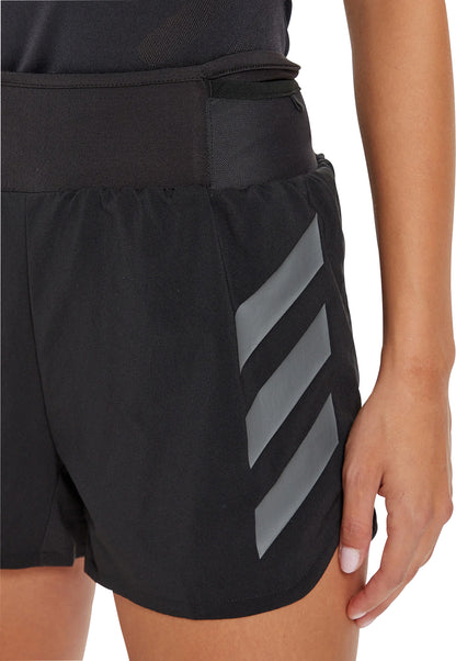 adidas Terrex Agravic 3 Inch Womens Running Shorts - Black