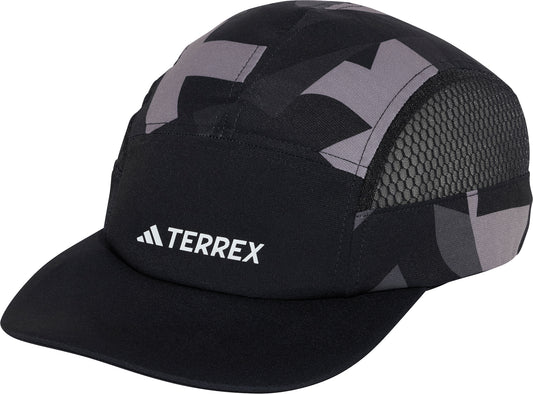 adidas Terrex ClimaCool 5 Panel Graphic Running Cap - Black