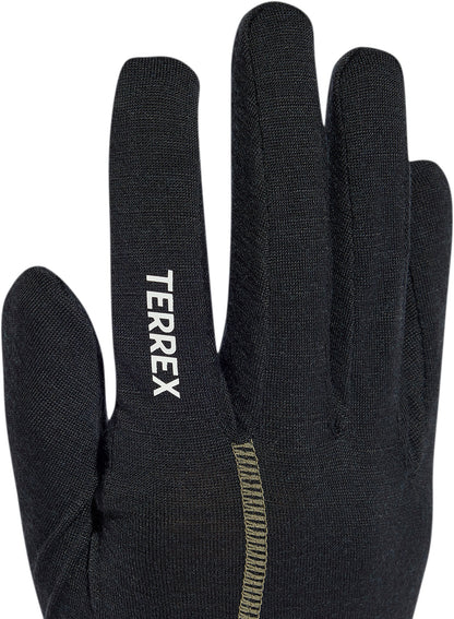 adidas Terrex Merino Wool Running Gloves - Black