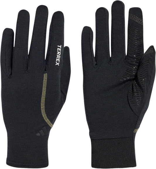 adidas Terrex Merino Wool Running Gloves - Black